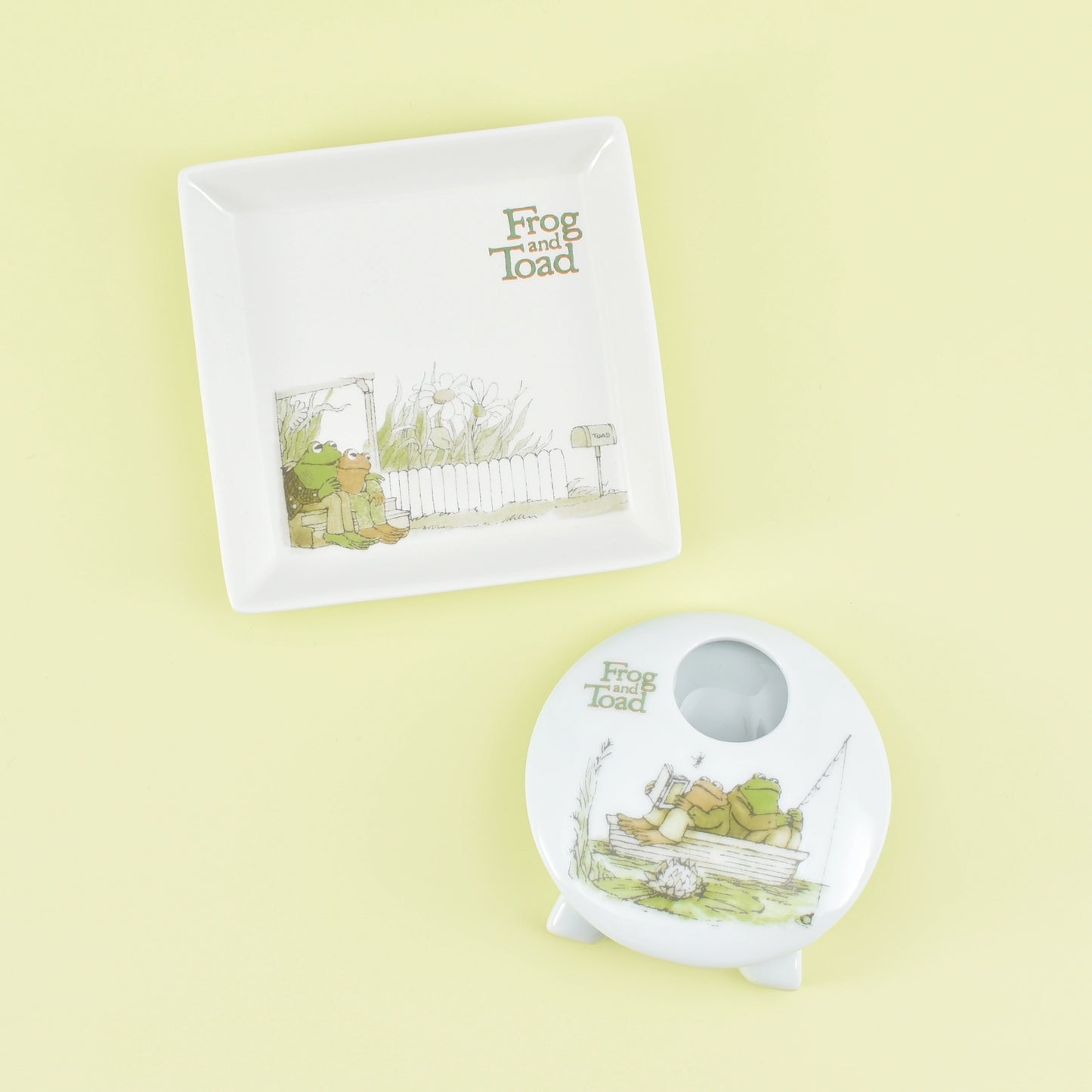 スクエアプレート がまくんとかえるくん