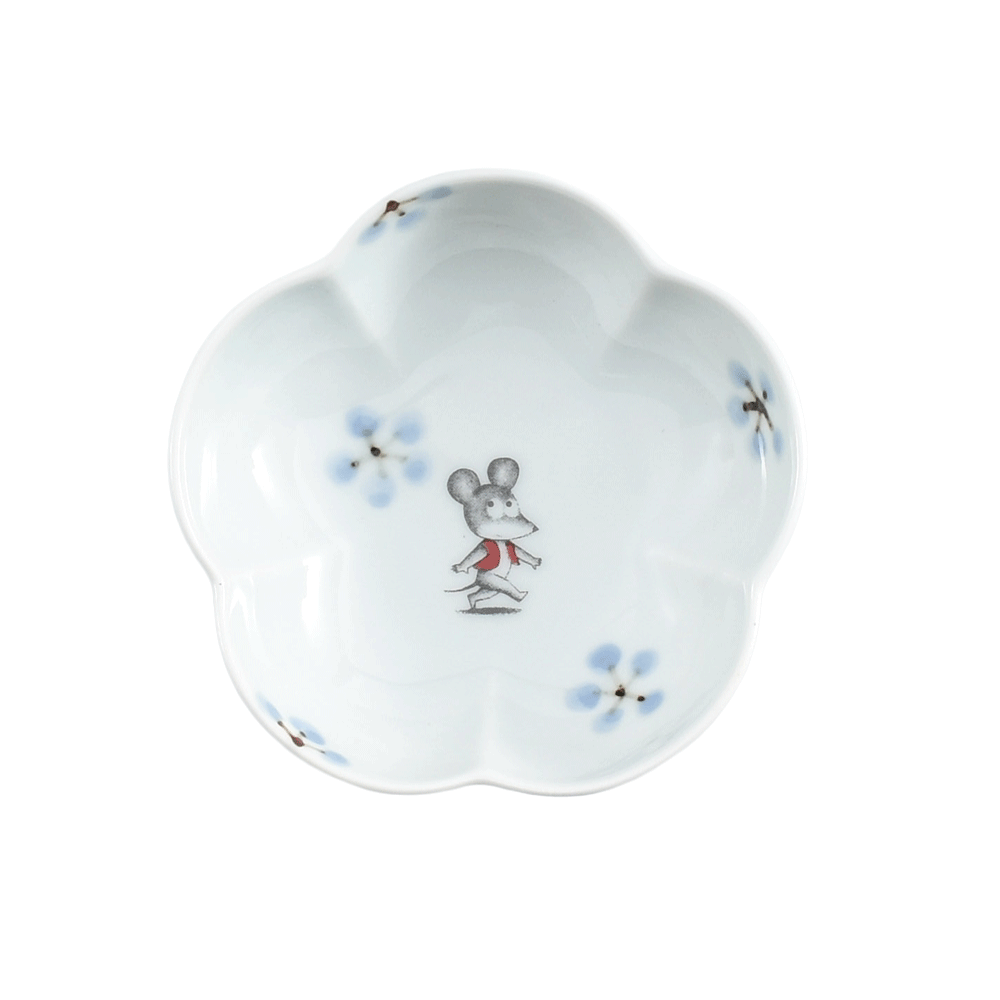 梅小鉢 ねずみくんのチョッキ（青） - PICPO