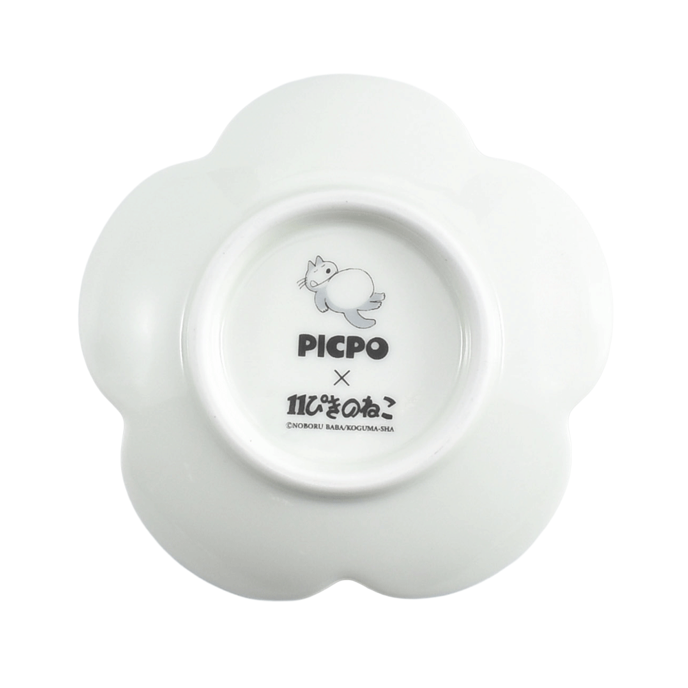 梅小皿 11ぴきのねこ ホワイト - PICPO