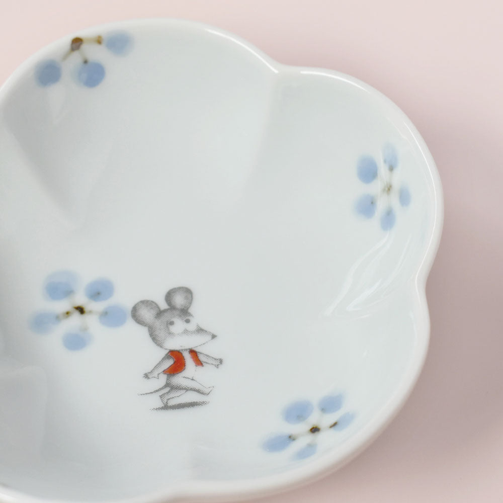 梅小鉢 ねずみくんのチョッキ（青） - PICPO